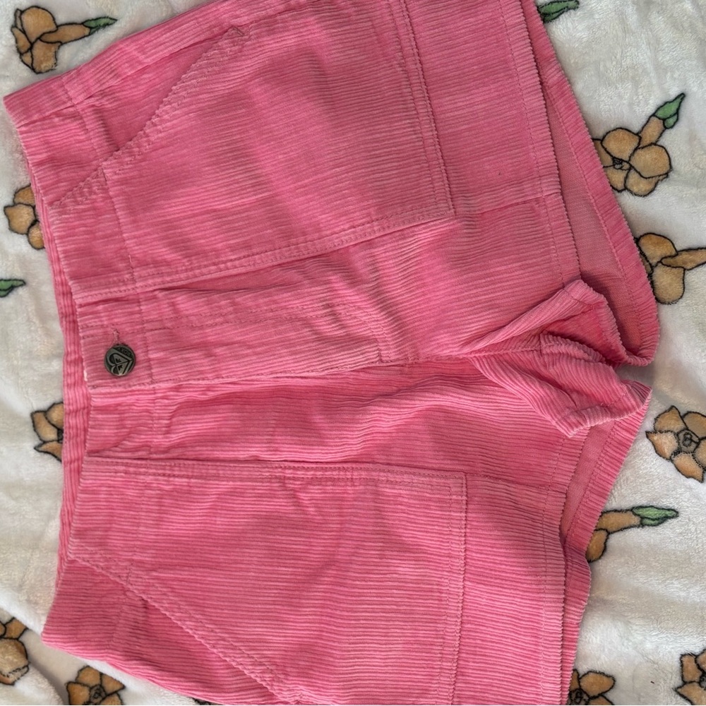 Pink Roxy Women's Corduroy Shorts